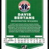2021 Donruss Washington Wizards #3 Davis Bertans Orange Laser