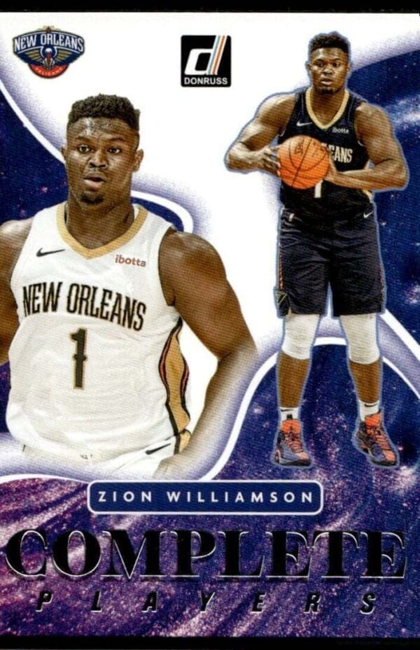 2021 Donruss Complete Players New Orleans Pelicans #15 Zion Williamson