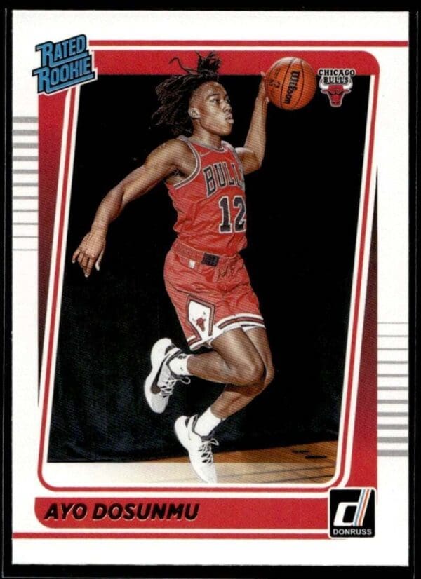 2021 Donruss Chicago Bulls #221 Ayo Dosunmu RC Rookie