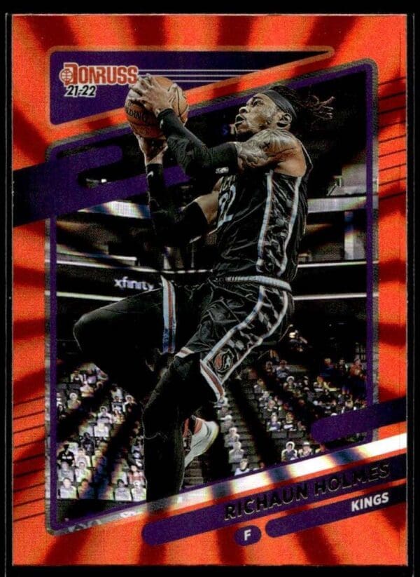 2021 Donruss Sacramento Kings #61 Richaun Holmes Orange Laser