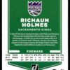 2021 Donruss Sacramento Kings #61 Richaun Holmes Orange Laser
