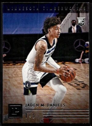 2020 Panini Chronicles Minnesota Timberwolves #134 Jaden McDaniels RC Rookie