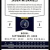 2020 Panini Chronicles Minnesota Timberwolves #134 Jaden McDaniels RC Rookie