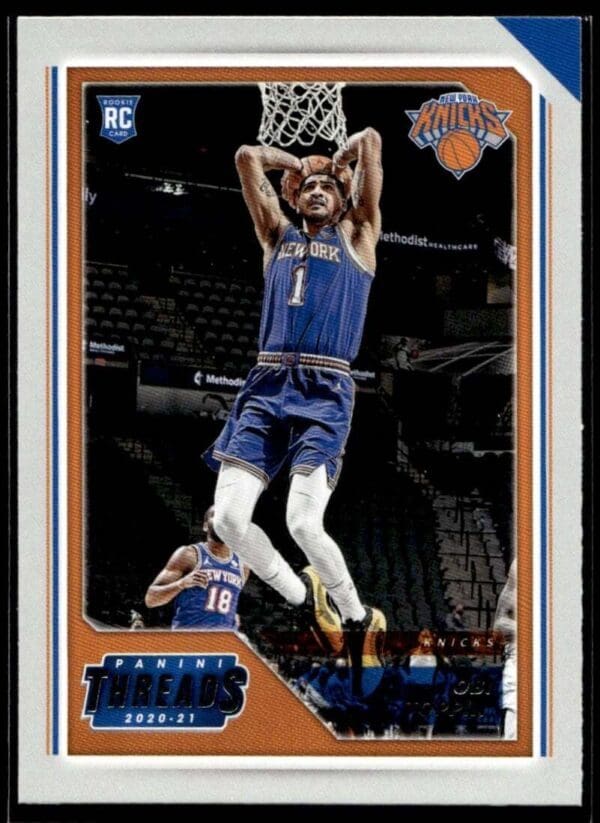 2020 Panini Chronicles Threads New York Knicks #80 Obi Toppin RC Rookie