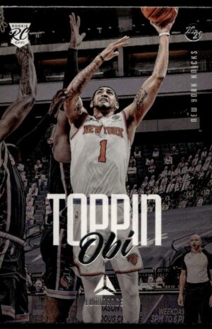 2020 Panini Chronicles Luminance New York Knicks #159 Obi Toppin RC Rookie