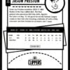 2021 NBA Hoops Los Angeles Clippers #242 Jason Preston RC Rookie
