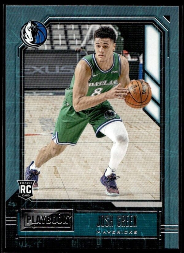 2020 Panini Chronicles Playbook Dallas Mavericks #166 Josh Green RC Rookie