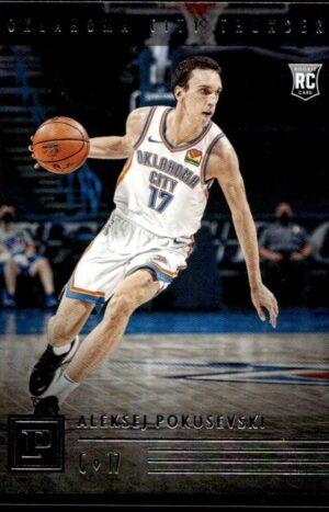 2020 Panini Chronicles Oklahoma City Thunder #120 Aleksej Pokusevski RC Rookie