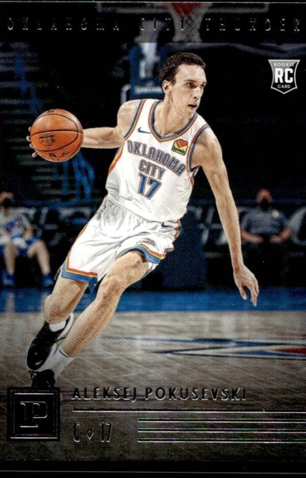 2020 Panini Chronicles Oklahoma City Thunder #120 Aleksej Pokusevski RC Rookie