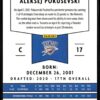 2020 Panini Chronicles Oklahoma City Thunder #120 Aleksej Pokusevski RC Rookie