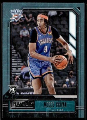 2020 Panini Chronicles Playbook Oklahoma City Thunder #190 Moses Brown RC Rookie