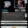 2020 Panini Chronicles Playbook Oklahoma City Thunder #190 Moses Brown RC Rookie