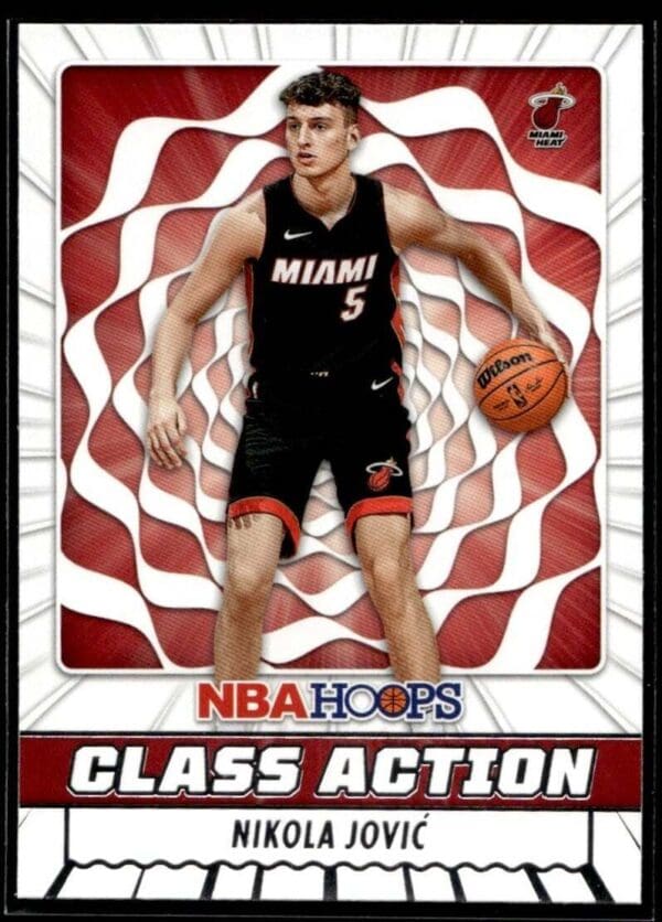 2022 Hoops Class Action Miami Heat #23 Nikola Jovic