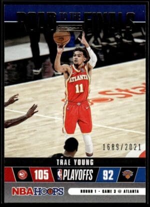 2021-22 Hoops Road to the Finals First Round Trae Young 1689/2021 Atlanta Hawks