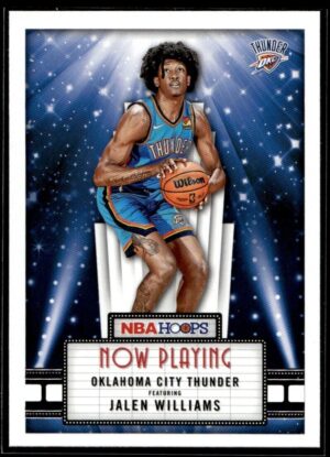 _10 2022 Hoops Now Playing Oklahoma City Thunder #12 Jalen Williams