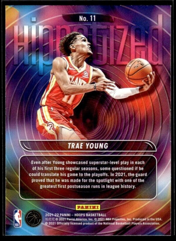 2021-22 Hoops HIPnotized Trae Young Atlanta Hawks #11