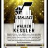 2022 Hoops Now Playing Utah Jazz #19 Walker Kessler