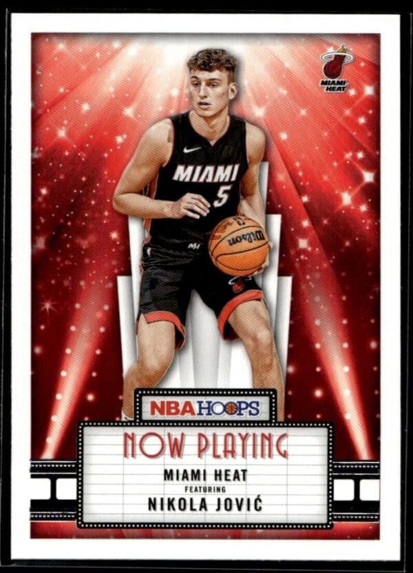 2022 Hoops Now Playing Miami Heat #24 Nikola Jovic