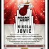 2022 Hoops Now Playing Miami Heat #24 Nikola Jovic
