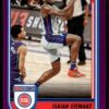 2022 Hoops Purple Detroit Pistons #63 Isaiah Stewart