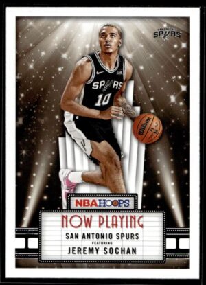 2022 Hoops Now Playing San Antonio Spurs #9 Jeremy Sochan