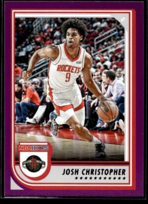 2022 Hoops Purple Houston Rockets #132 Josh Christopher