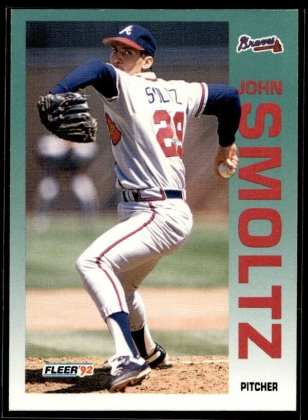 1992 Fleer Atlanta Braves #371 John Smoltz