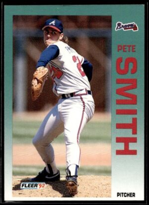 1992 Fleer Atlanta Braves #370 Pete Smith