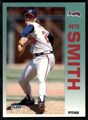 1992 Fleer Atlanta Braves #370 Pete Smith