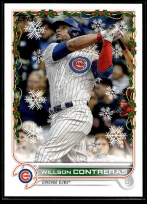 2022 Topps Holiday Chicago Cubs #172 Willson Contreras