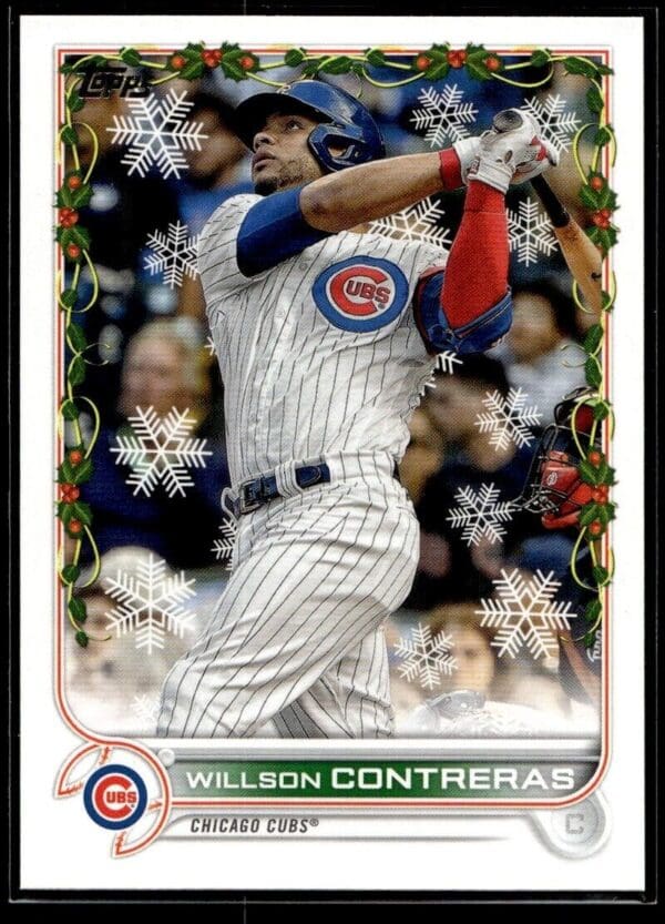 2022 Topps Holiday Chicago Cubs #172 Willson Contreras