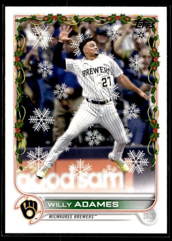 2022 Topps Holiday Tampa Bay Rays #184 Willy Adames