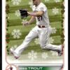 2022 Topps Holiday Los Angeles Angels #50 Mike Trout