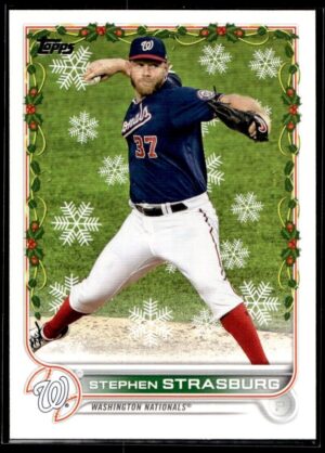 2022 Topps Holiday Washington Nationals #54 Stephen Strasburg