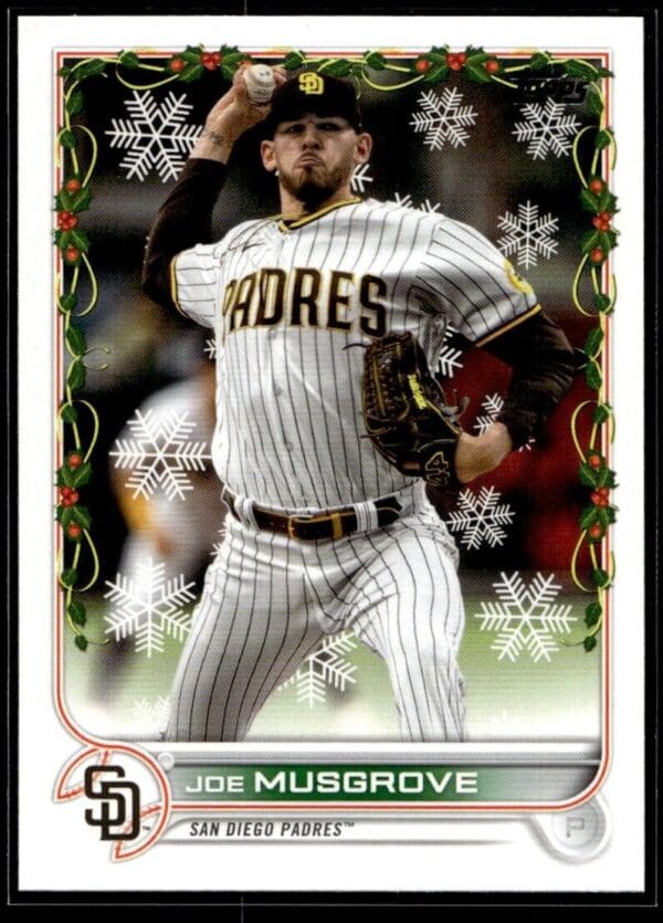 _10 2022 Topps Holiday San Diego Padres #95 Joe Musgrove