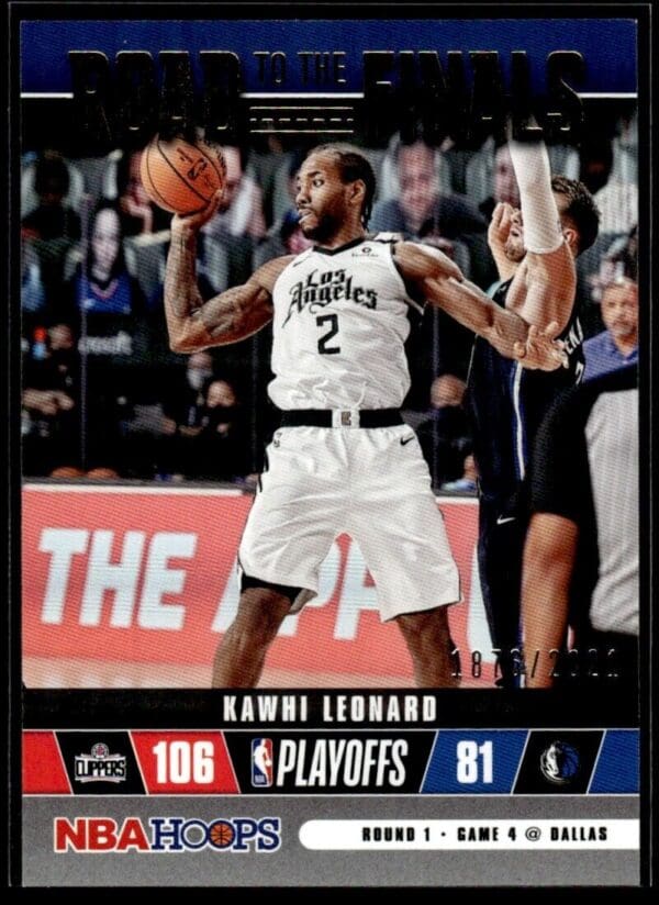 2021-22 Hoops Road to the Finals Second Round Kawhi Leonard 1876/2021 Los