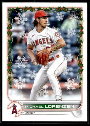 _10 2022 Topps Holiday Cincinnati Reds #135 Michael Lorenzen