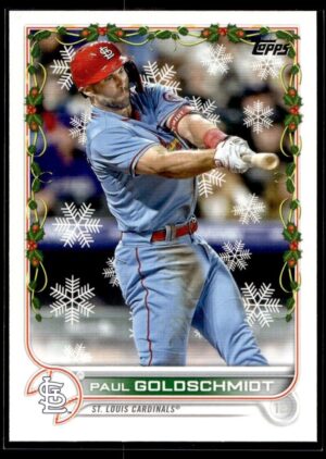 _10 2022 Topps Holiday St. Louis Cardinals #194 Paul Goldschmidt