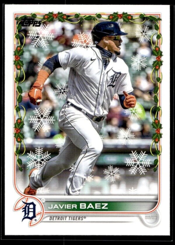 2022 Topps Holiday Chicago Cubs #159 Javier Baez
