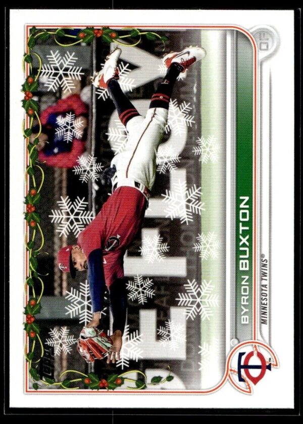 2022 Topps Holiday Minnesota Twins #67 Byron Buxton