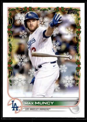 _10 2022 Topps Holiday Los Angeles Dodgers #199 Max Muncy