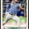 2022 Topps Holiday Tampa Bay Rays #75 Tommy Romero RC Rookie