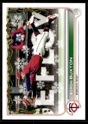 _10 2022 Topps Holiday Minnesota Twins #67 Byron Buxton