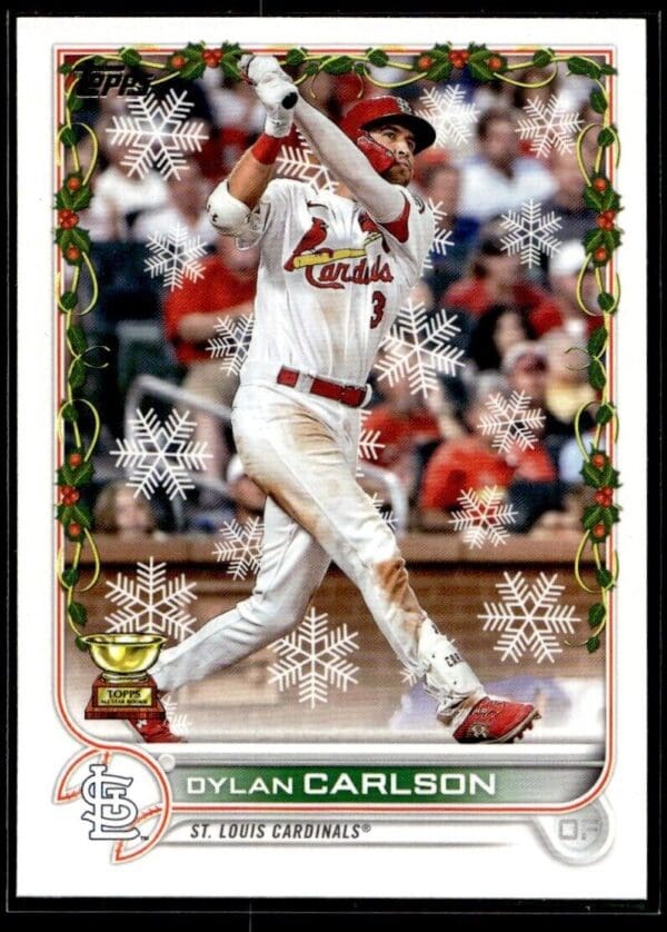 2022 Topps Holiday St. Louis Cardinals #57 Dylan Carlson