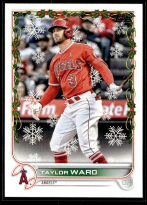 _10 2022 Topps Holiday Los Angeles Angels #106 Taylor Ward