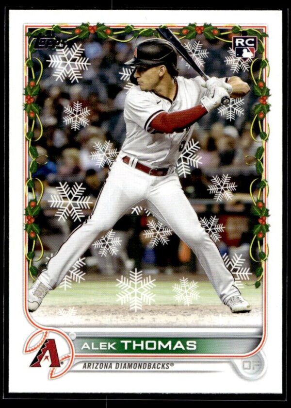 2022 Topps Holiday Visalia Rawhide #14 Alek Thomas RC Rookie
