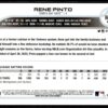 2022 Topps Holiday Tampa Bay Rays #115 Rene Pinto RC Rookie