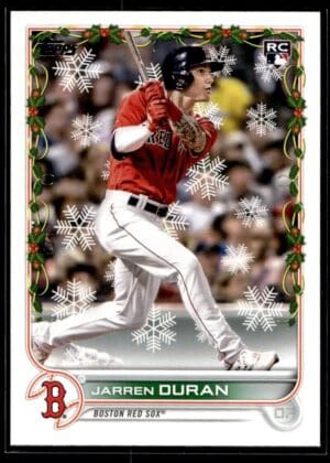 _10 2022 Topps Holiday Worcester Red Sox #101 Jarren Duran RC Rookie