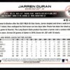 2022 Topps Holiday Worcester Red Sox #101 Jarren Duran RC Rookie