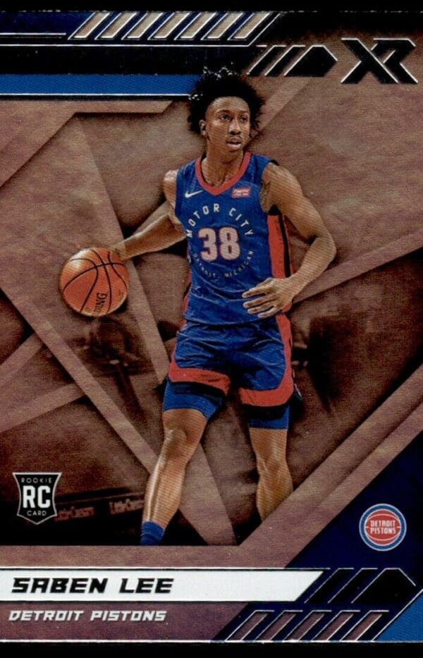 _10 2020 Panini Chronicles XR Detroit Pistons #281 Saben Lee RC Rookie